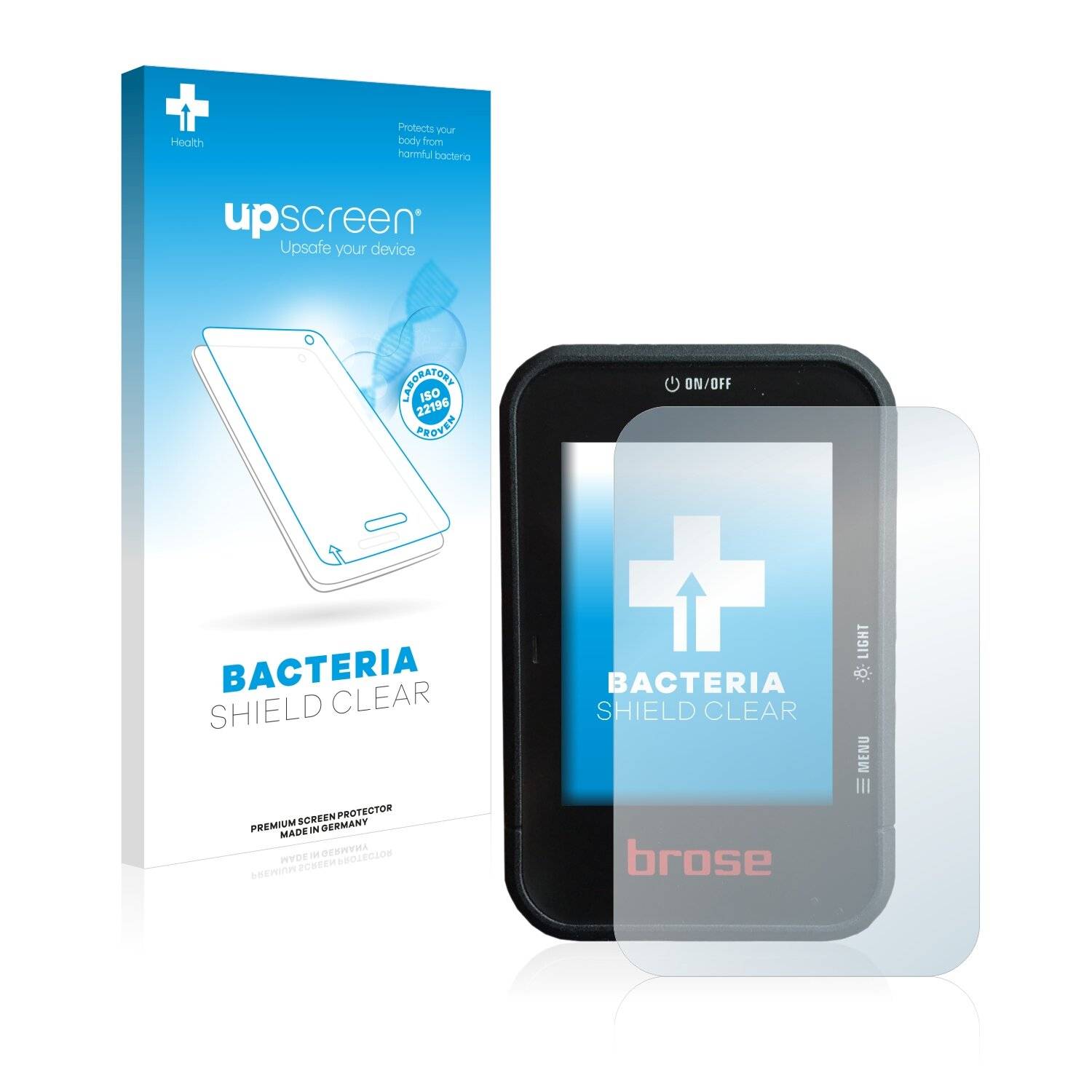 upscreen Bacteria Shield Clear Premium Antibakterielle Displayschutzfolie für Brose Classic