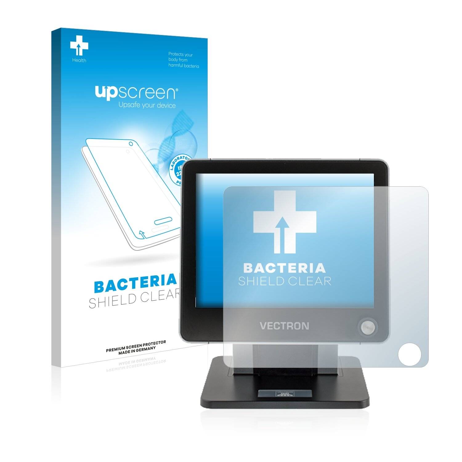 upscreen Bacteria Shield Clear Premium Antibakterielle Displayschutzfolie für Vectron POS