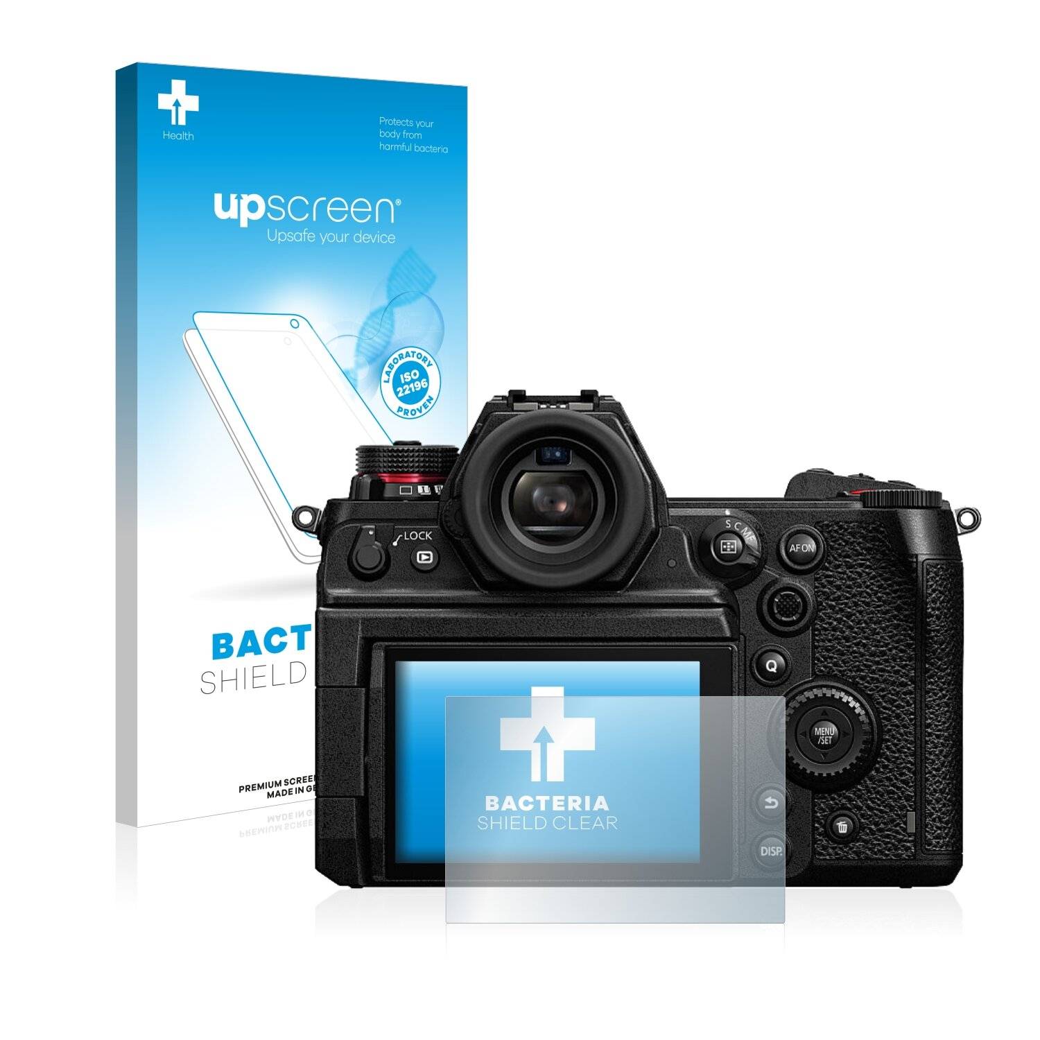 upscreen Bacteria Shield Clear Premium Antibakterielle Displayschutzfolie für Panasonic