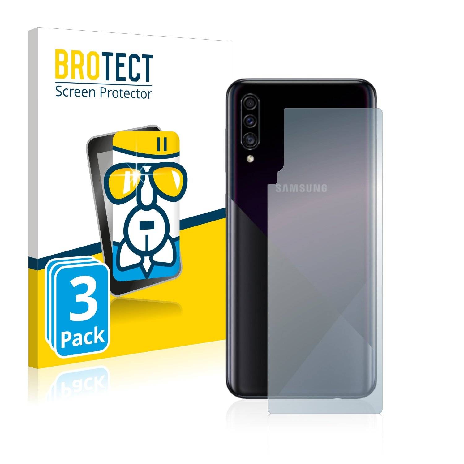 3x BROTECT AirGlass Schutzglas Folie für Samsung Galaxy A30s