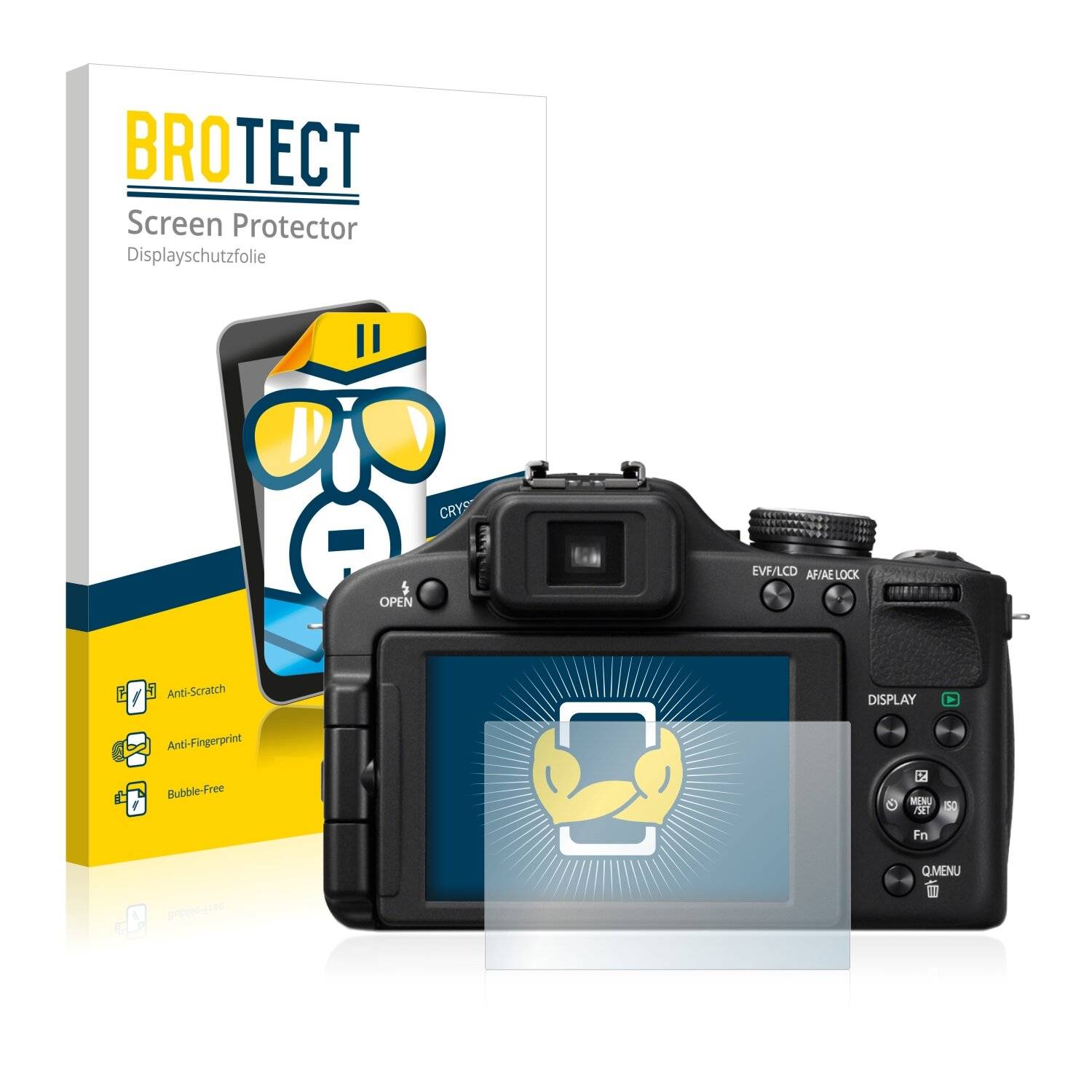 2x BROTECT HD-Clear Displayschutzfolie für Panasonic Lumix