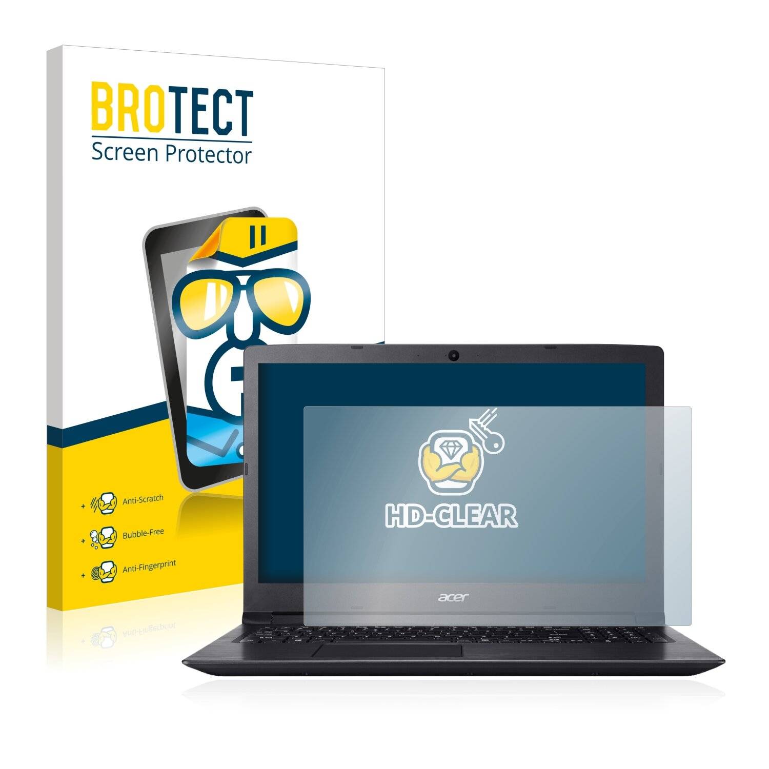 BROTECT HD-Clear Displayschutzfolie für Acer Aspire 3
