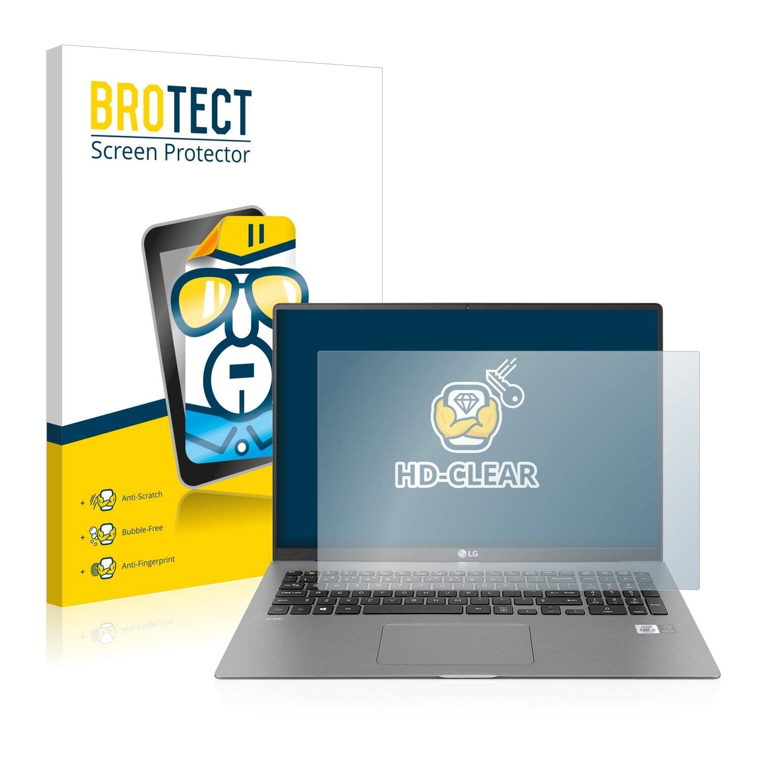 BROTECT HD-Clear Displayschutzfolie für LG gram 17''