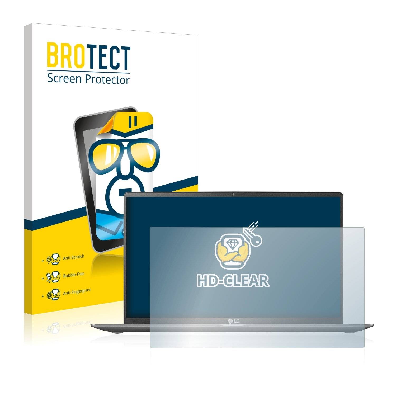 BROTECT HD-Clear Displayschutzfolie für LG gram