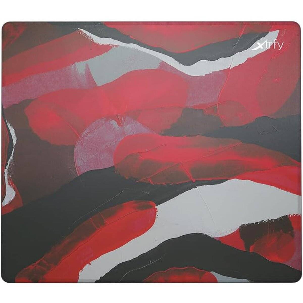 Cherry Xtrfy GP4 (460 x 400 x 4 mm) Großes Gaming Mousepad aus Stoff – mit Design-Print Abstract Retro Editon