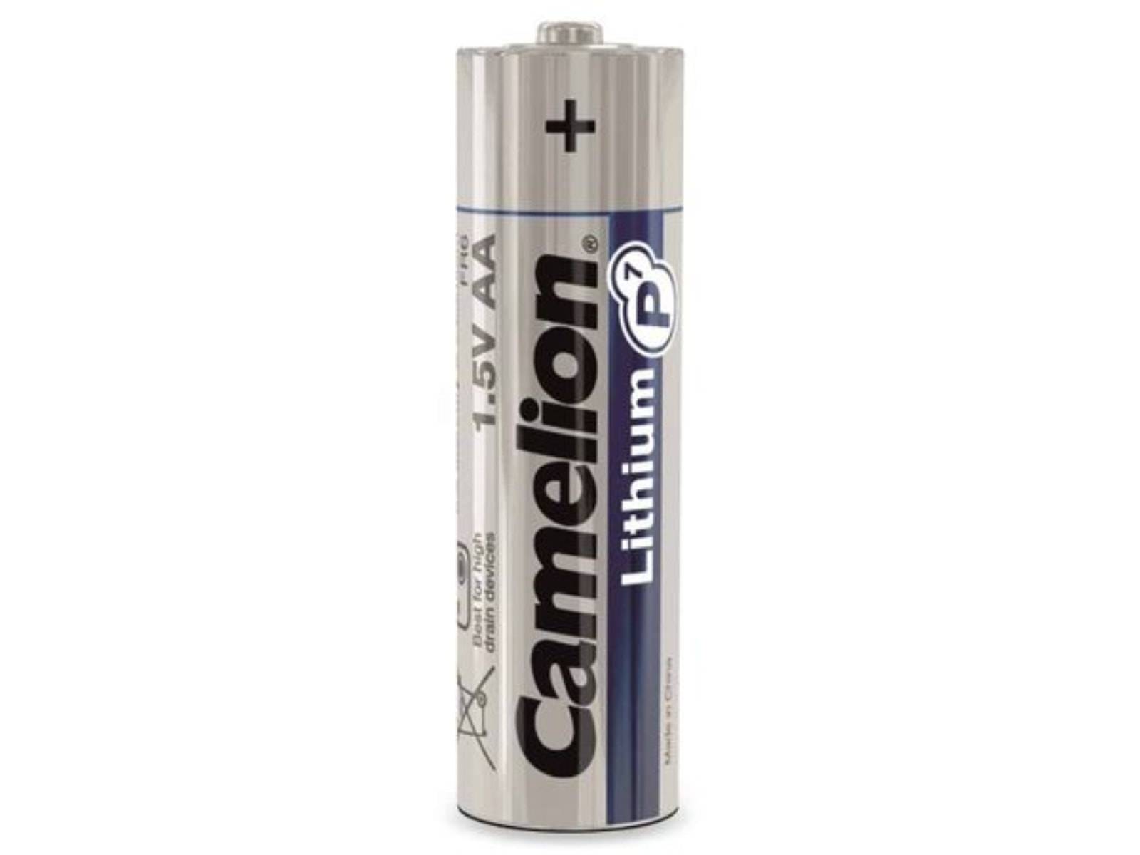 CAMELION Mignon-Batterie, Lithium, FR6, 2Stück