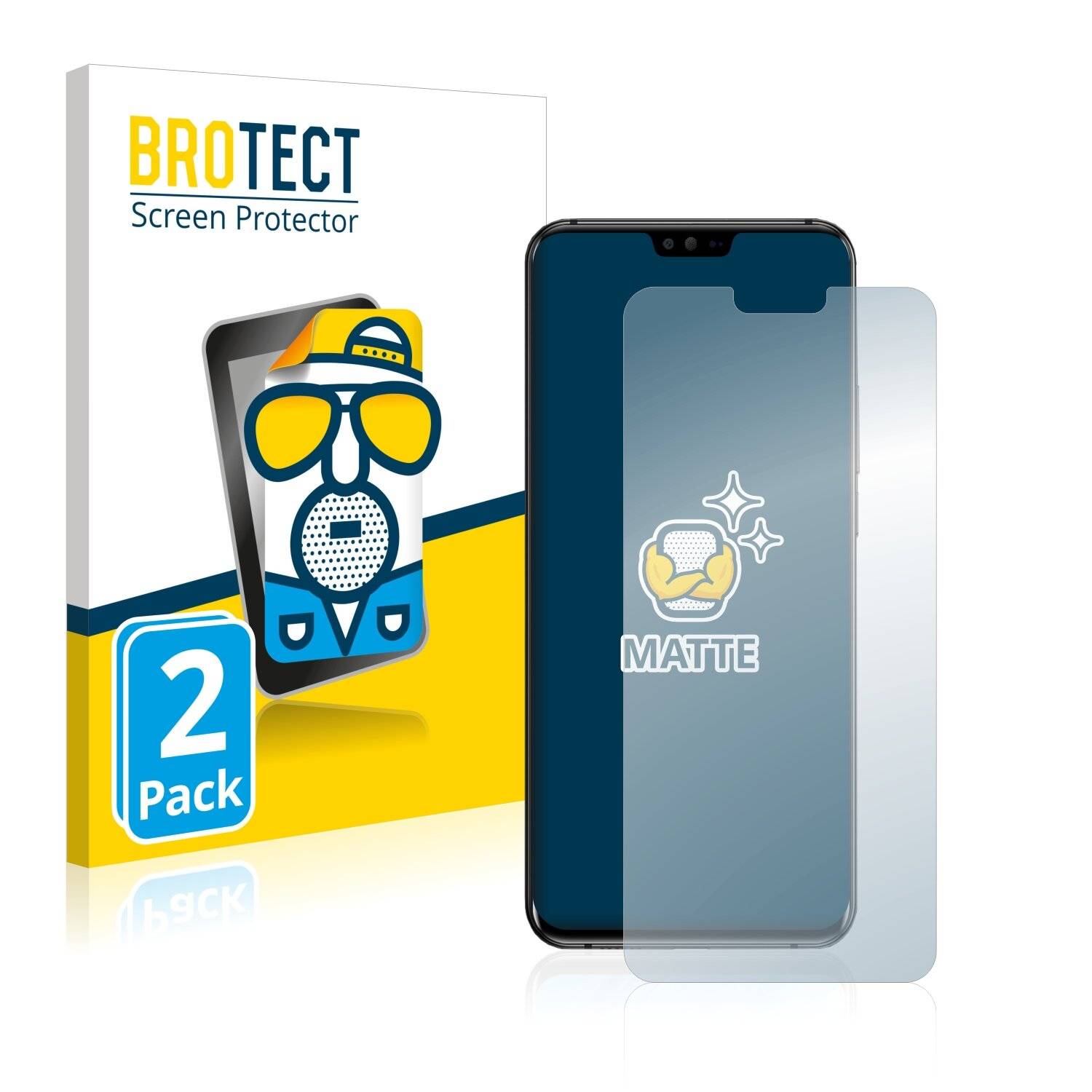 2x BROTECT Matte Displayschutzfolie für Ulefone T2 - Entspiegelt,