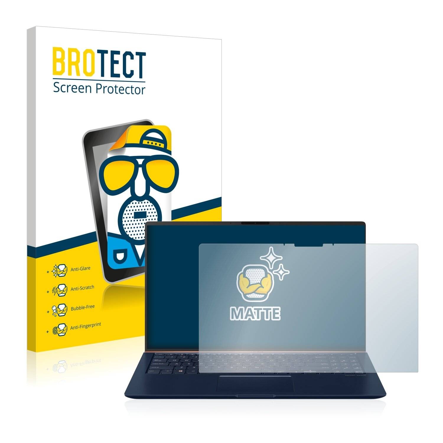 BROTECT Matte Displayschutzfolie für Asus ZenBook UX533FN-A9015T - Entspiegelt,
