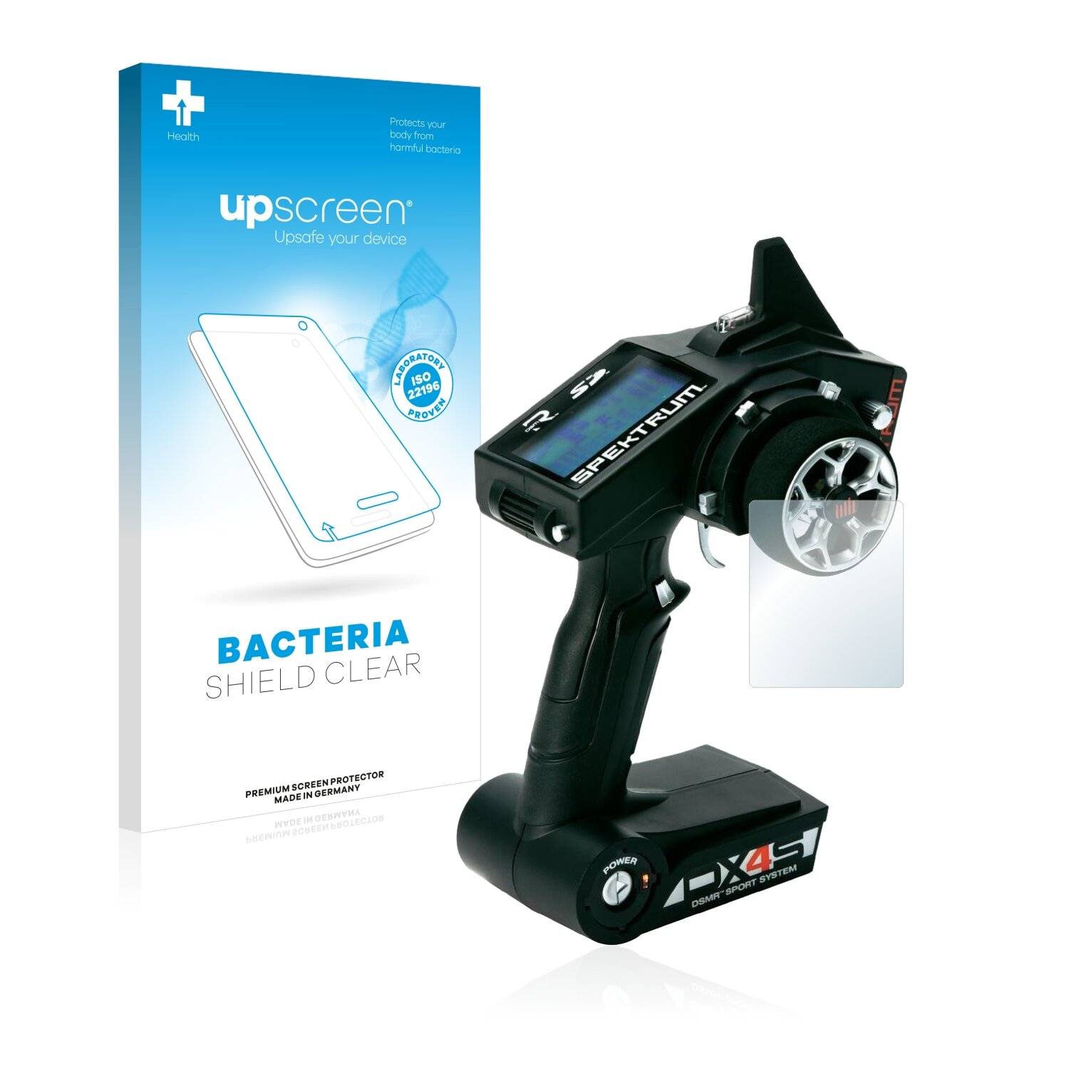 upscreen Bacteria Shield Clear Premium Antibakterielle Displayschutzfolie für Spektrum