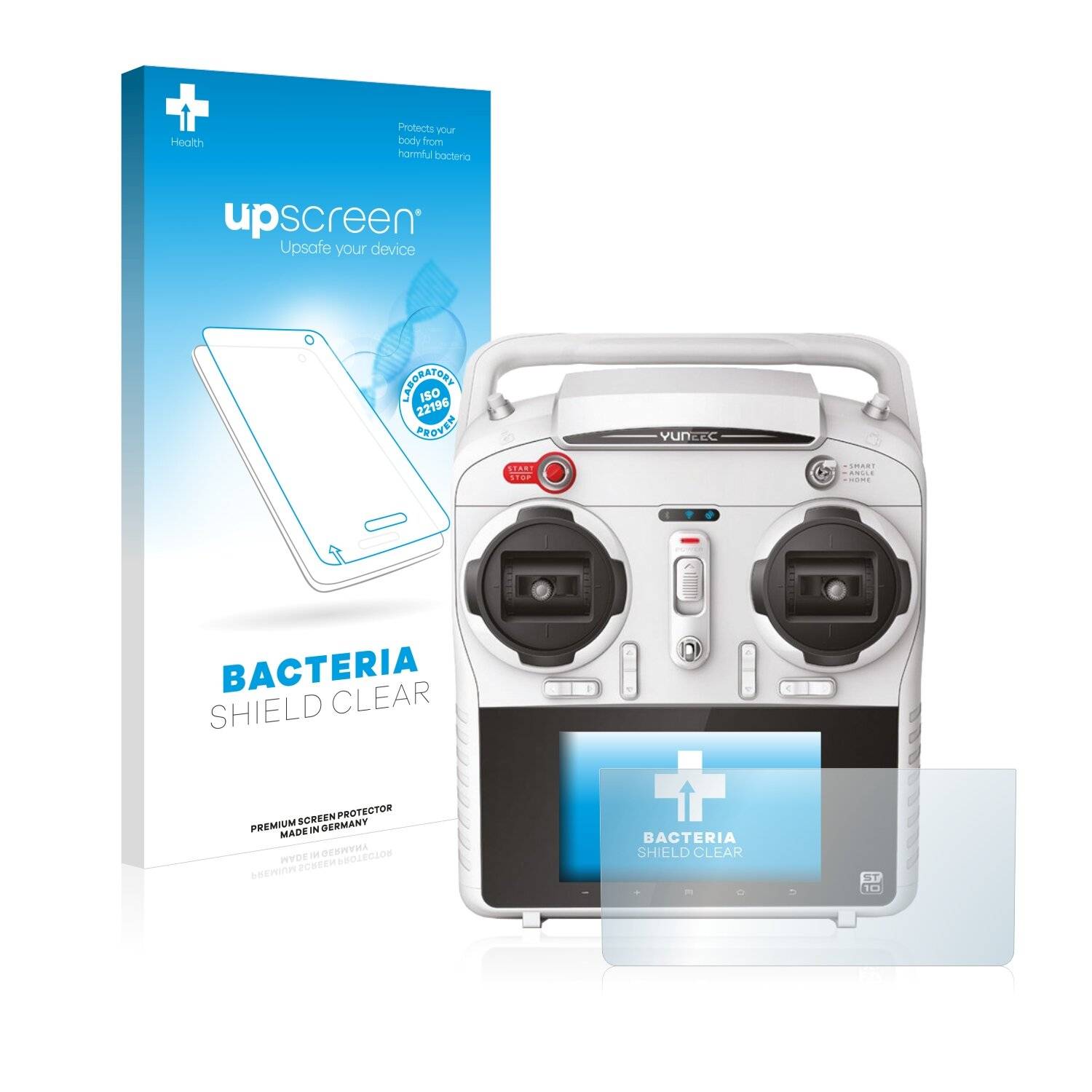 upscreen Bacteria Shield Clear Premium Antibakterielle Displayschutzfolie für Yuneec