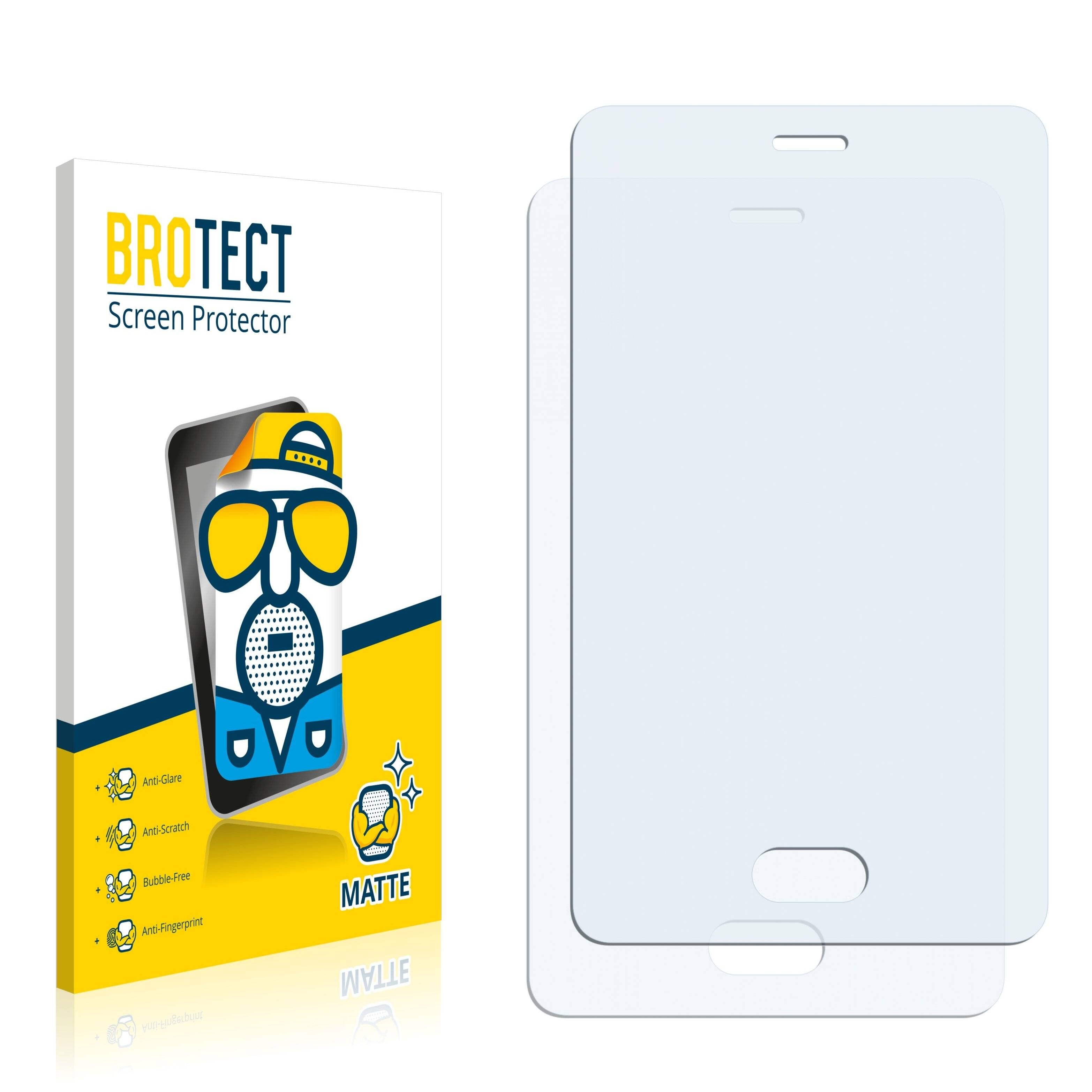 2x BROTECT Matte Displayschutzfolie für Nokia Asha 501 - Entspiegelt,