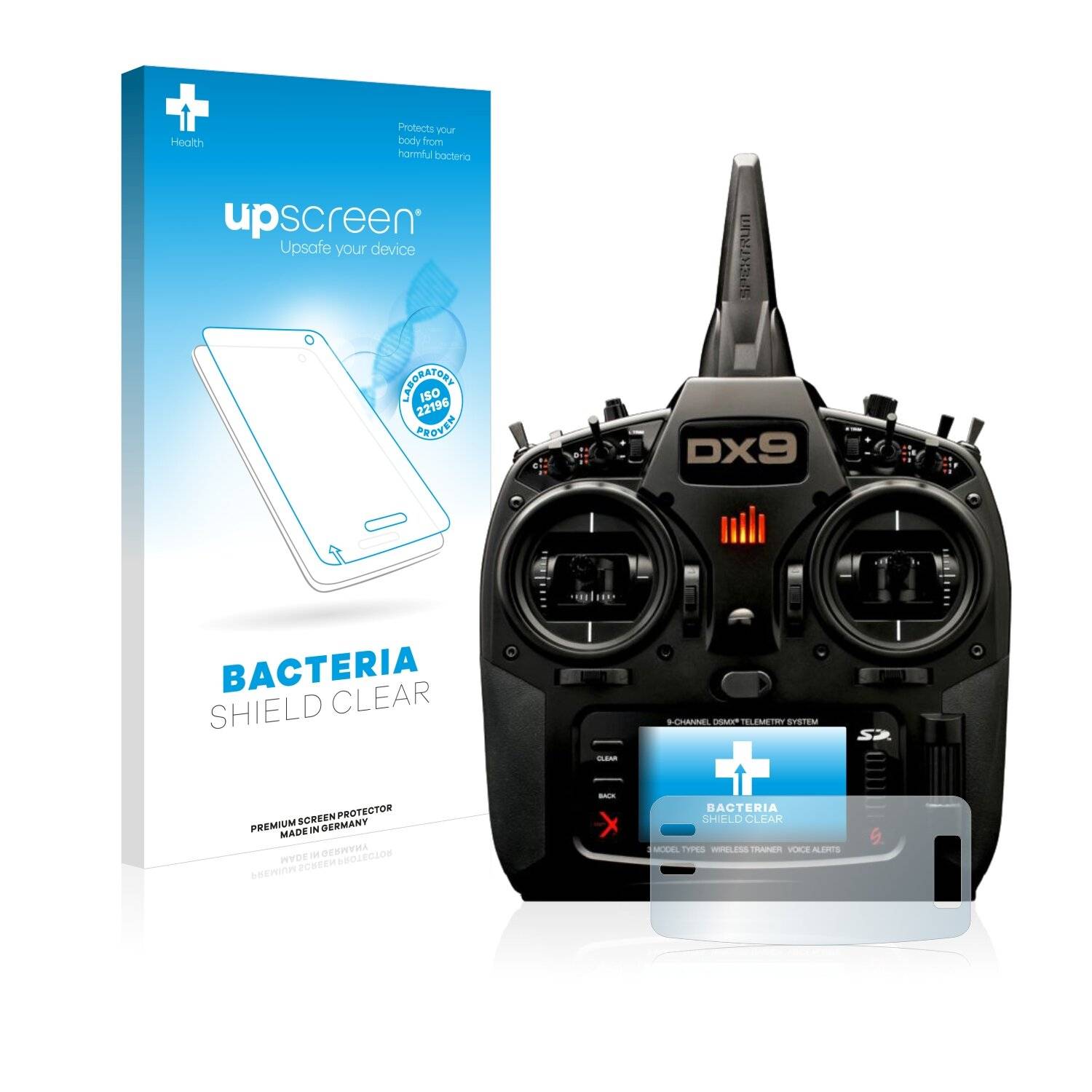 upscreen Bacteria Shield Clear Premium Antibakterielle Displayschutzfolie für Spektrum