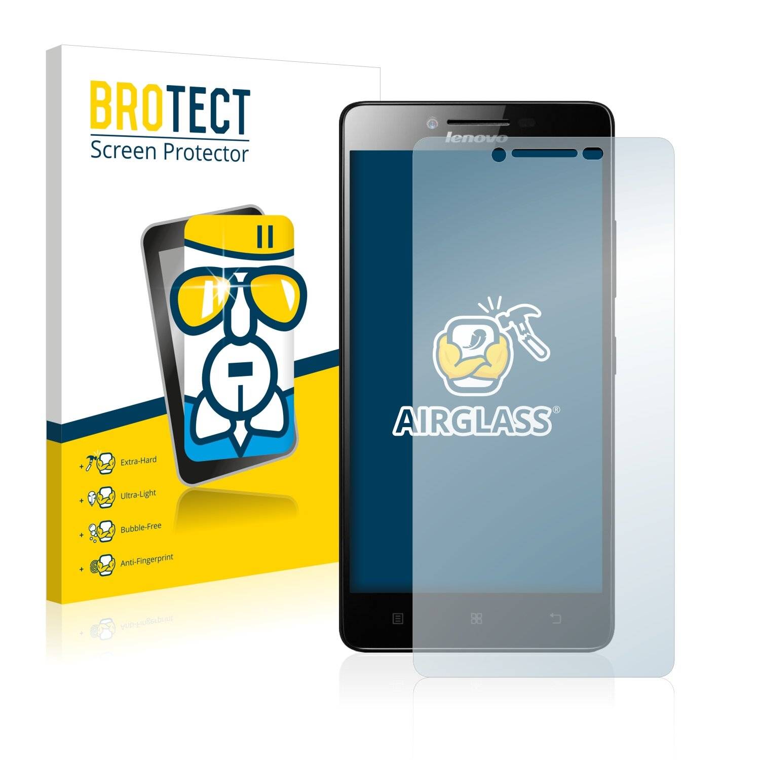 BROTECT AirGlass Schutzglas Folie für Lenovo A6000