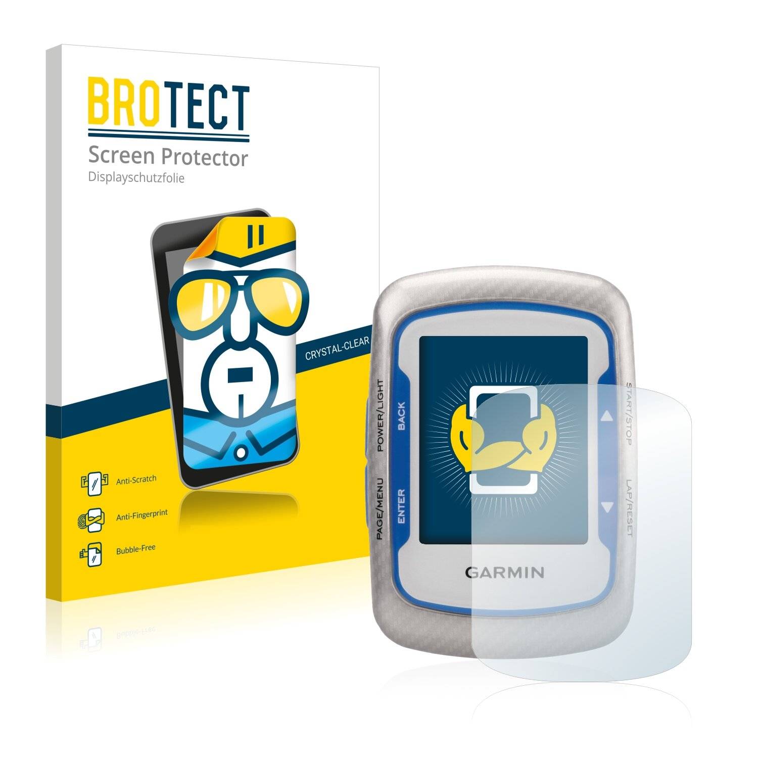 2x BROTECT HD-Clear Displayschutzfolie für Garmin Edge
