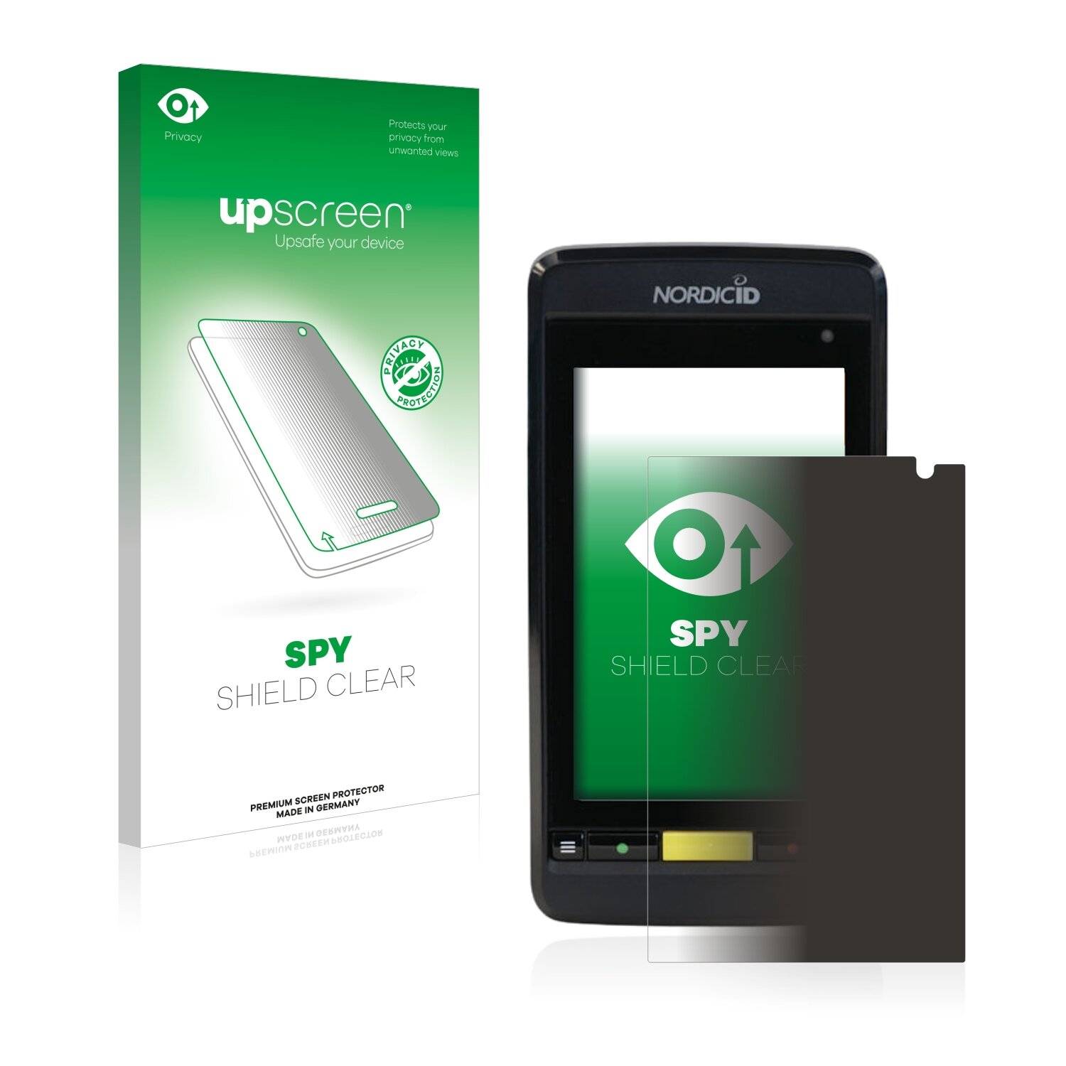 upscreen Spy Shield Clear Premium Blickschutzfolie für Nordic ID