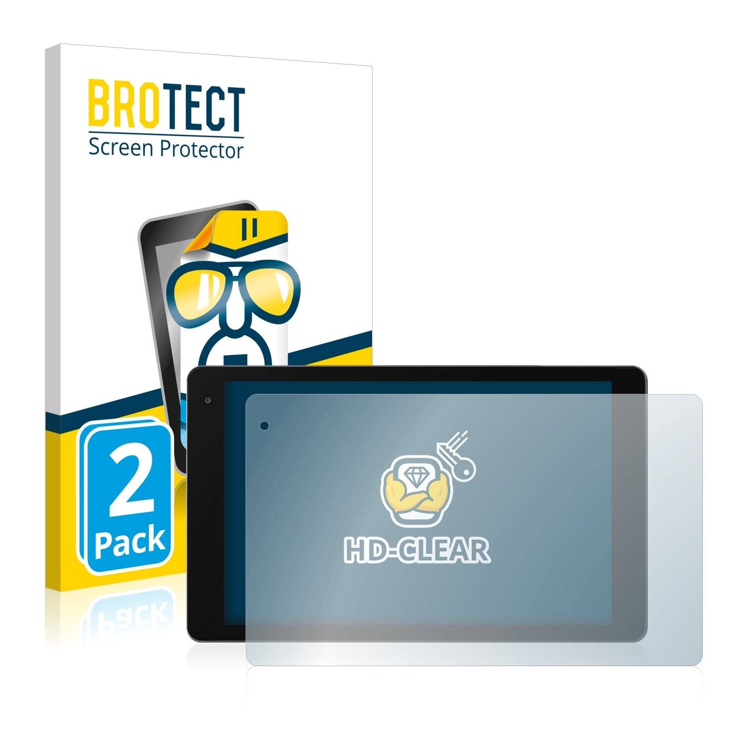 2x BROTECT HD-Clear Displayschutzfolie für Medion Lifetab
