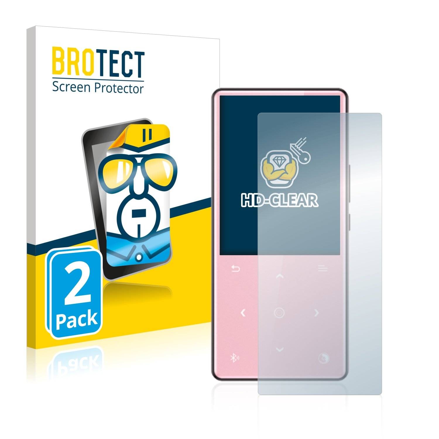 2x BROTECT HD-Clear Displayschutzfolie für AGPtek