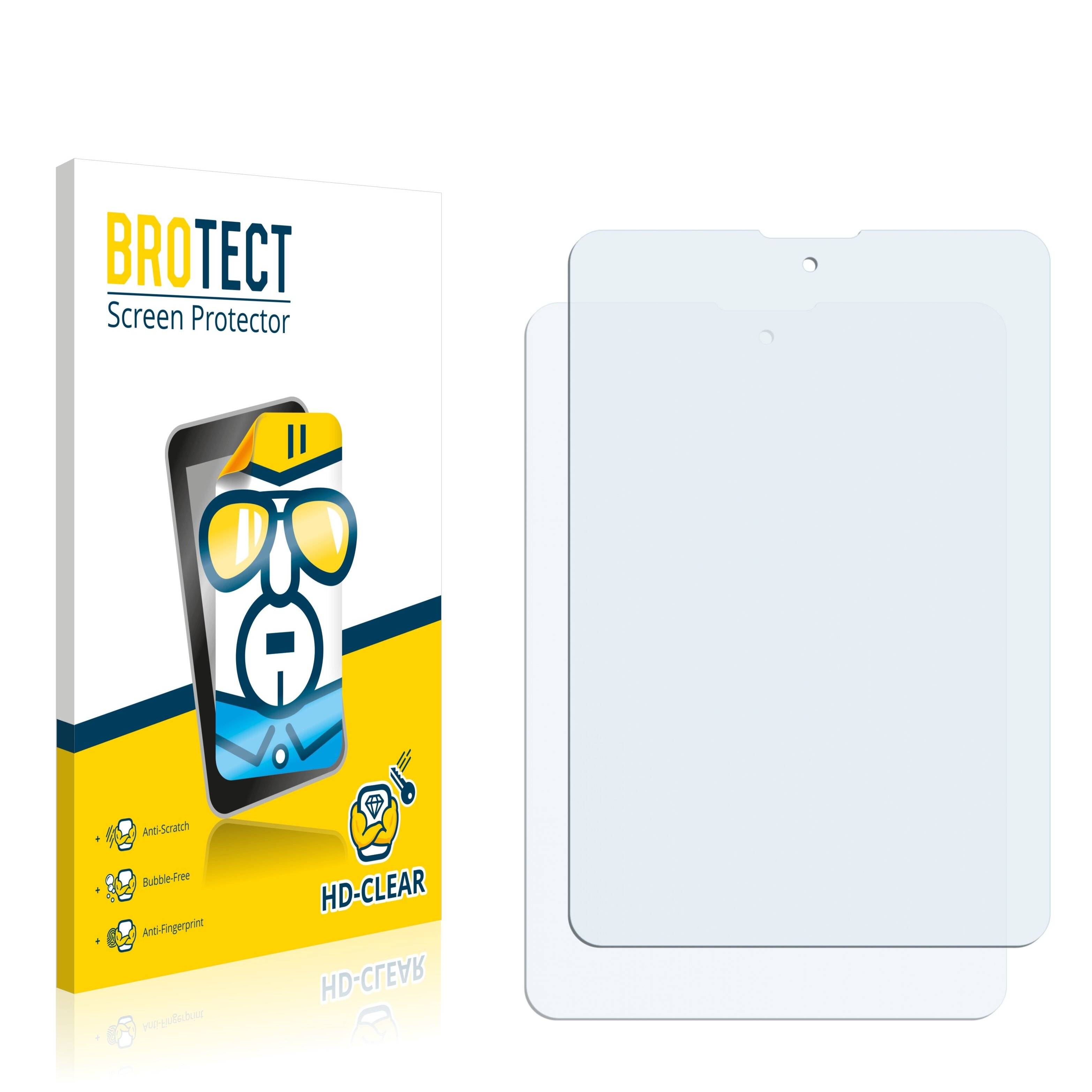2x BROTECT HD-Clear Displayschutzfolie für Texet NaviPad TM-7858