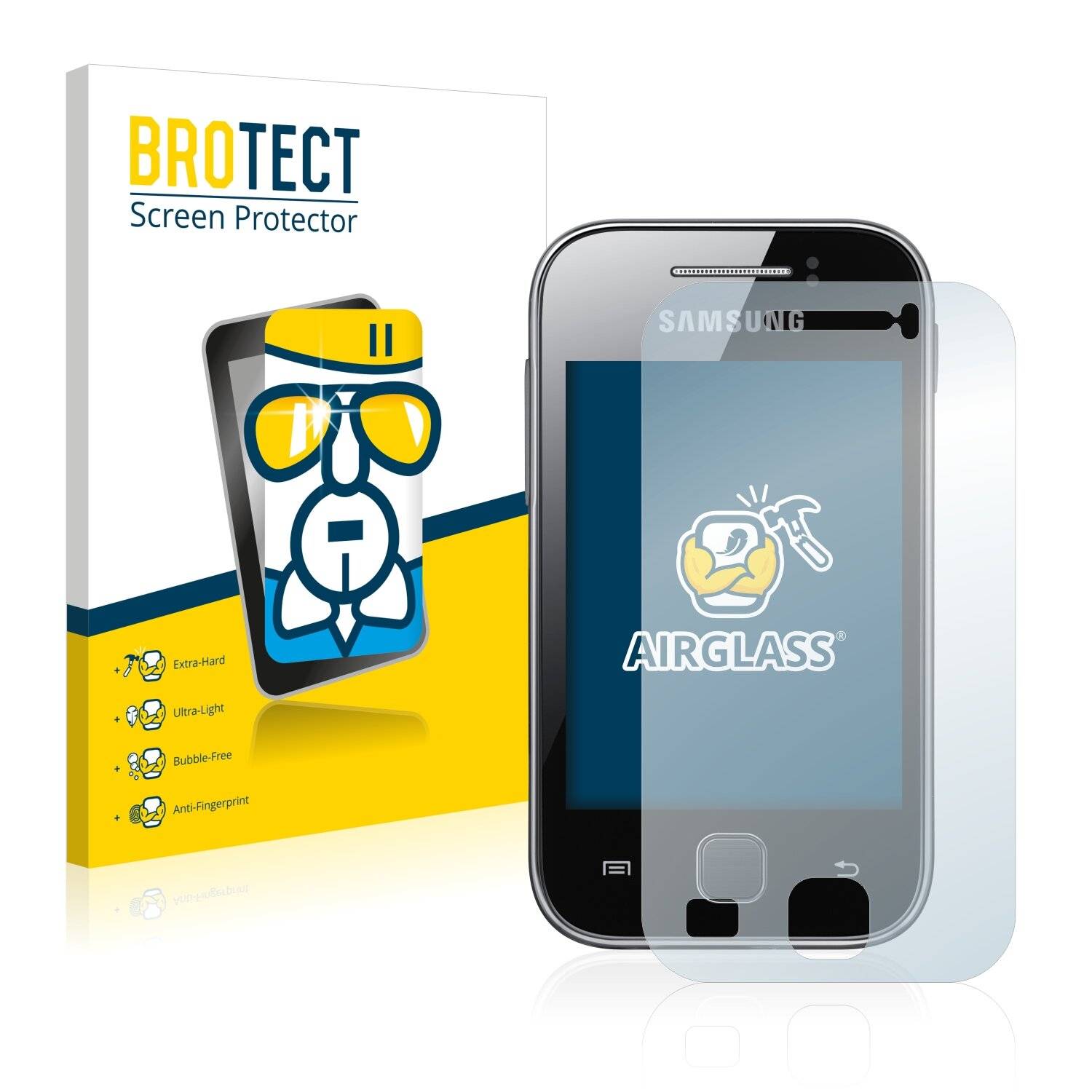 BROTECT AirGlass Schutzglas Folie für Samsung