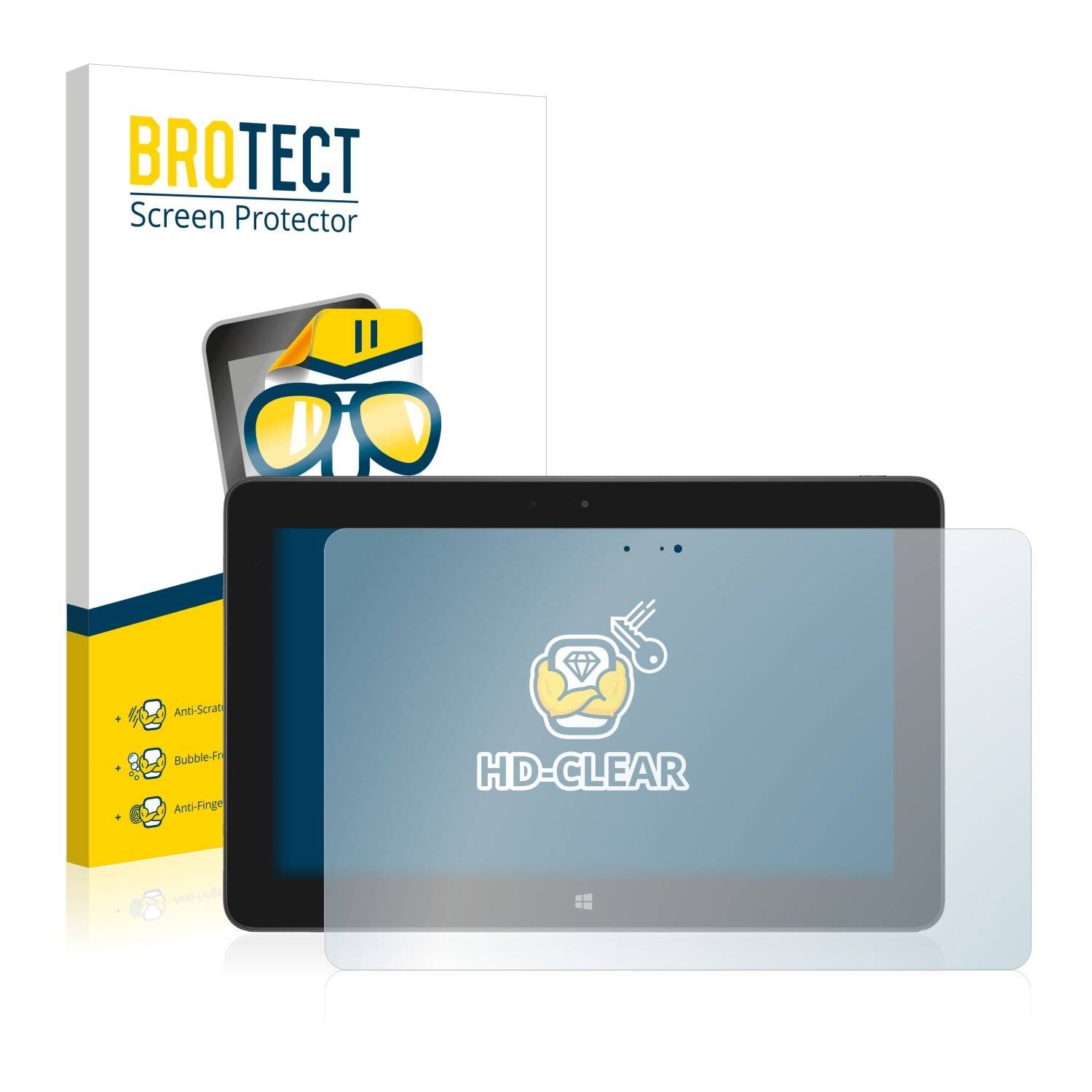 2x BROTECT HD-Clear Displayschutzfolie für Dell Venue 11 Pro 5130