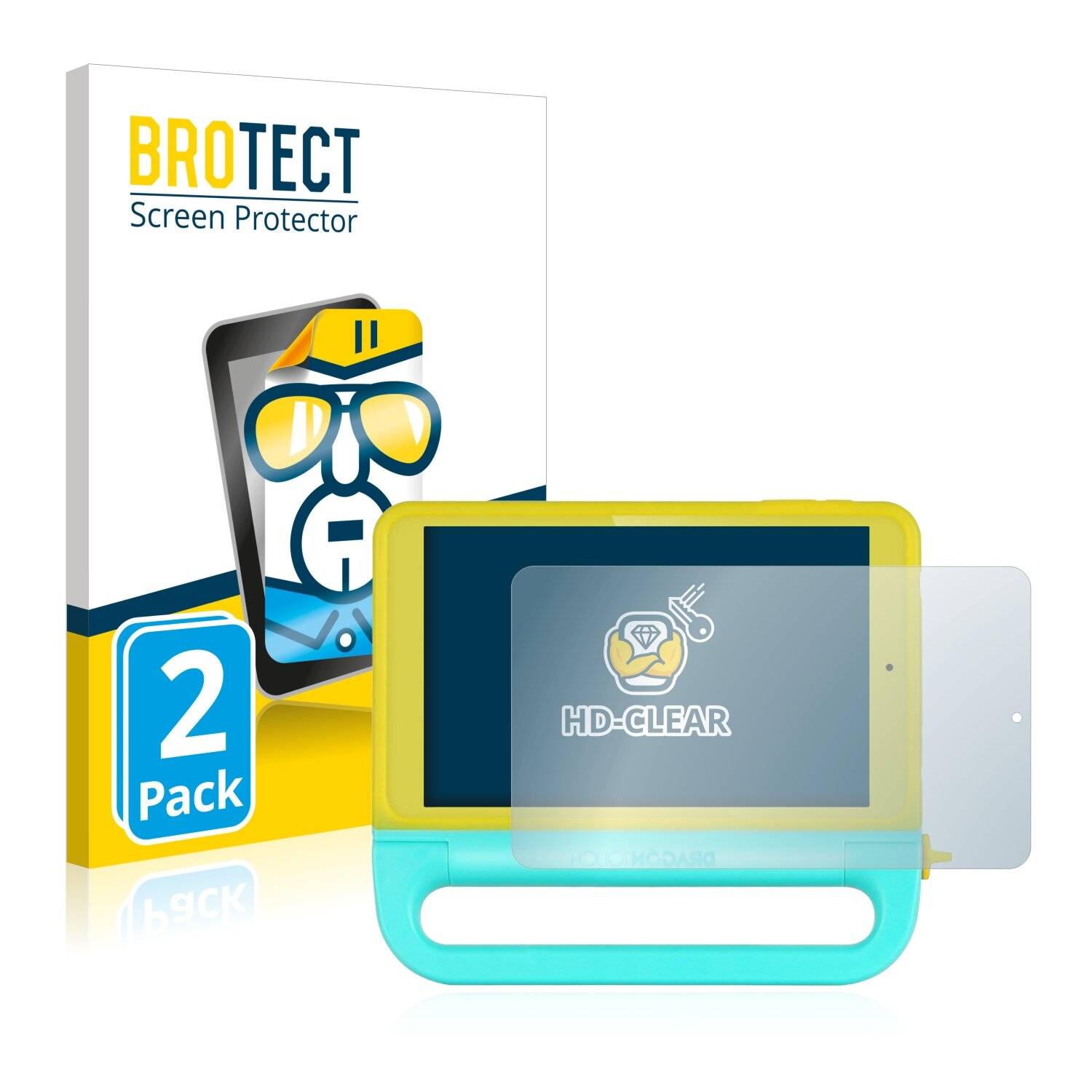 2x BROTECT HD-Clear Displayschutzfolie für Dragon Touch
