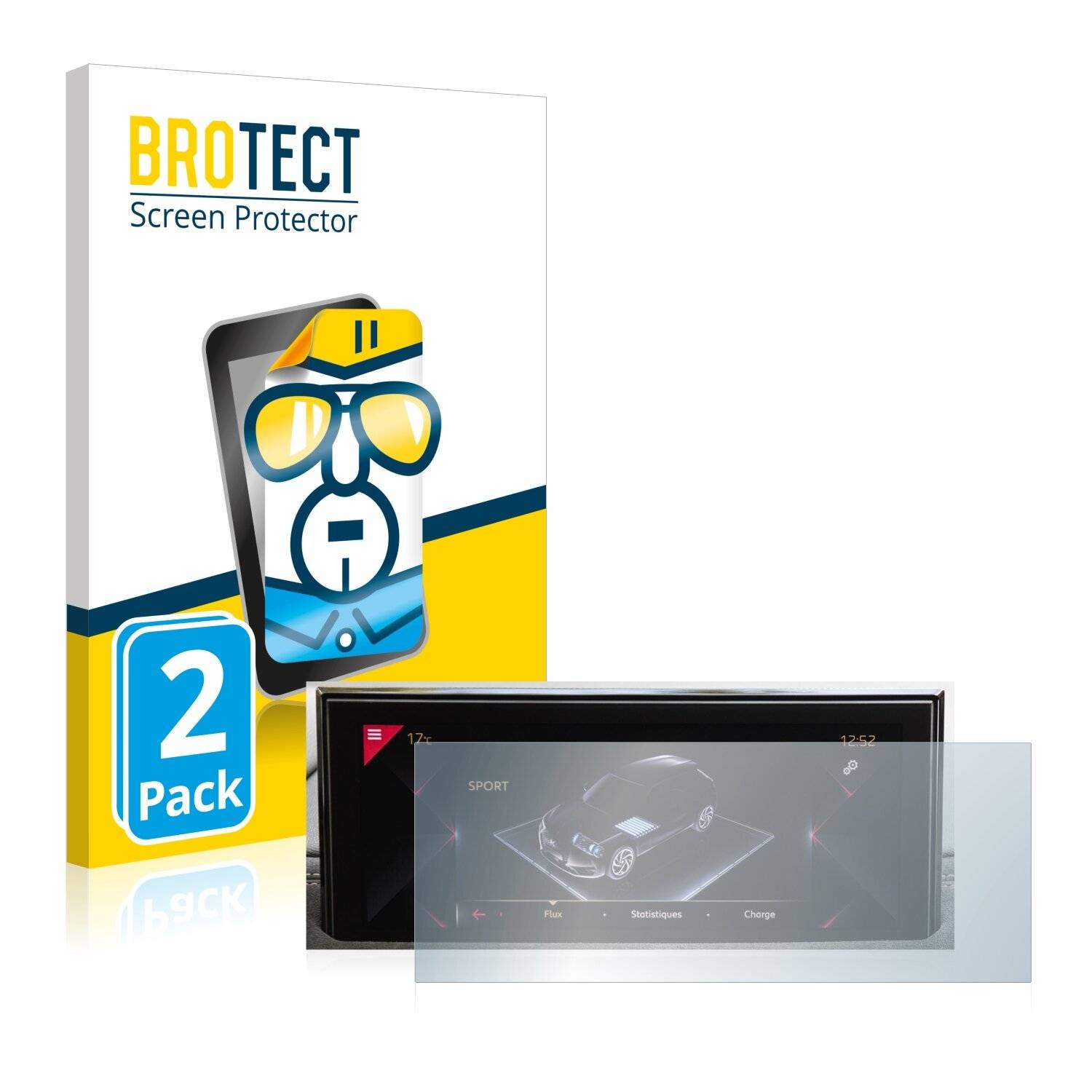 2x BROTECT HD-Clear Displayschutzfolie für DS 3 Crossback