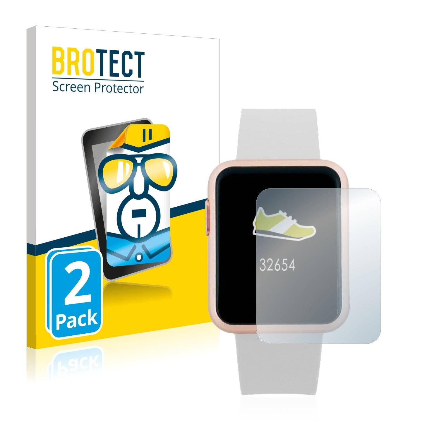 2x BROTECT HD-Clear Displayschutzfolie für Xlyne X-Watch Keto Sun