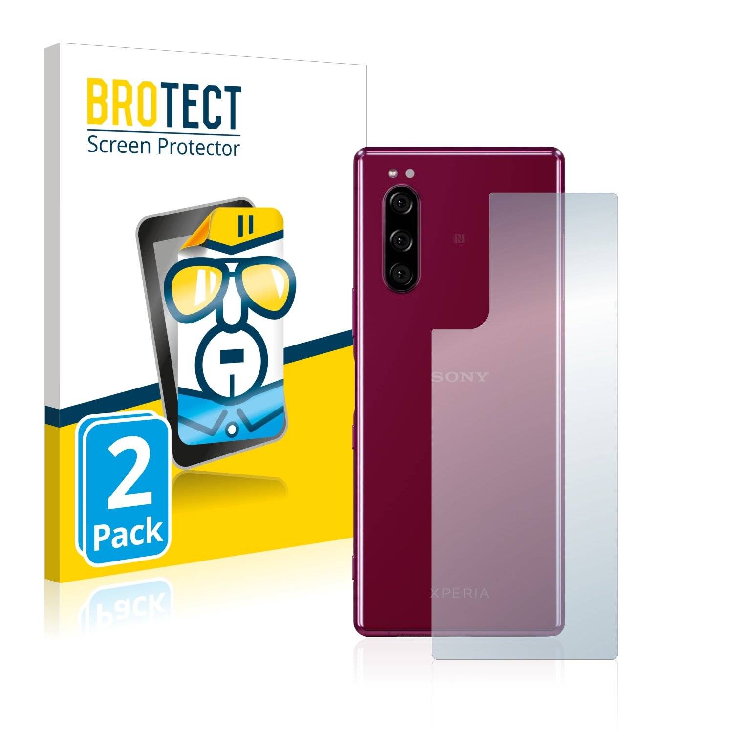 2x BROTECT HD-Clear Displayschutzfolie für Sony Xperia 5