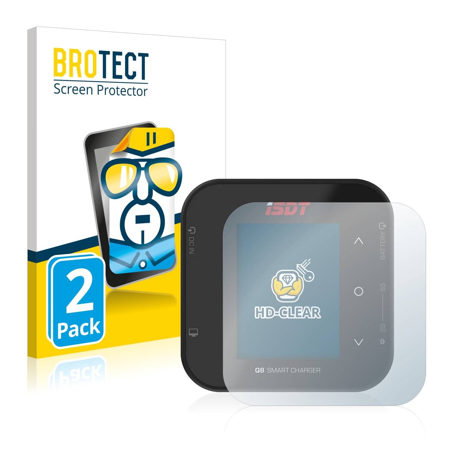 2x BROTECT HD-Clear Displayschutzfolie für ISDT