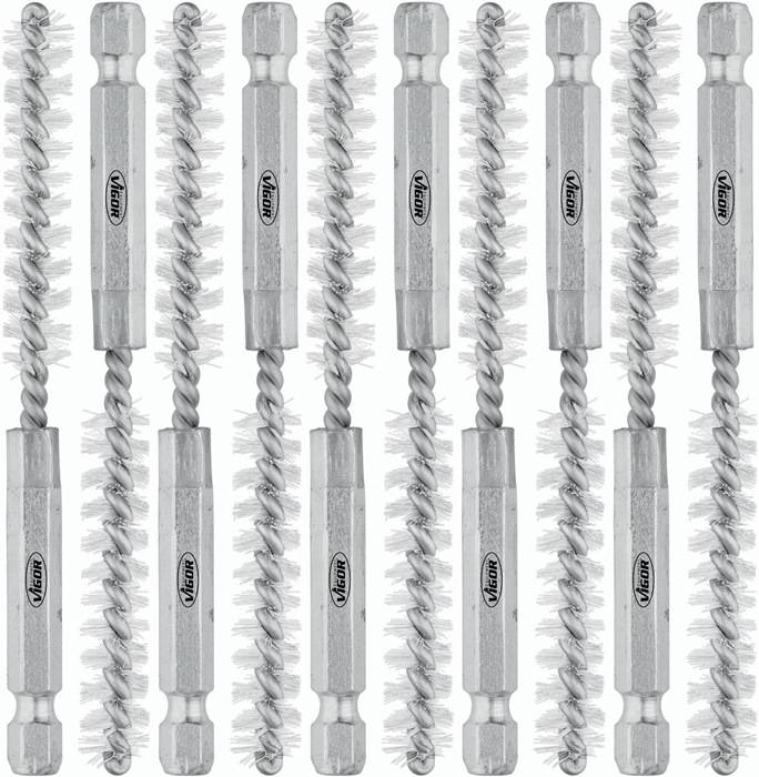 Bürste, V4646N-9, D.9mm, Nylon, 10 [St]