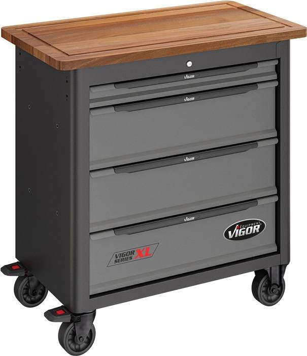 Werkstattwagen, V4814, H1000xB907xT481mm, 4 Schubladen