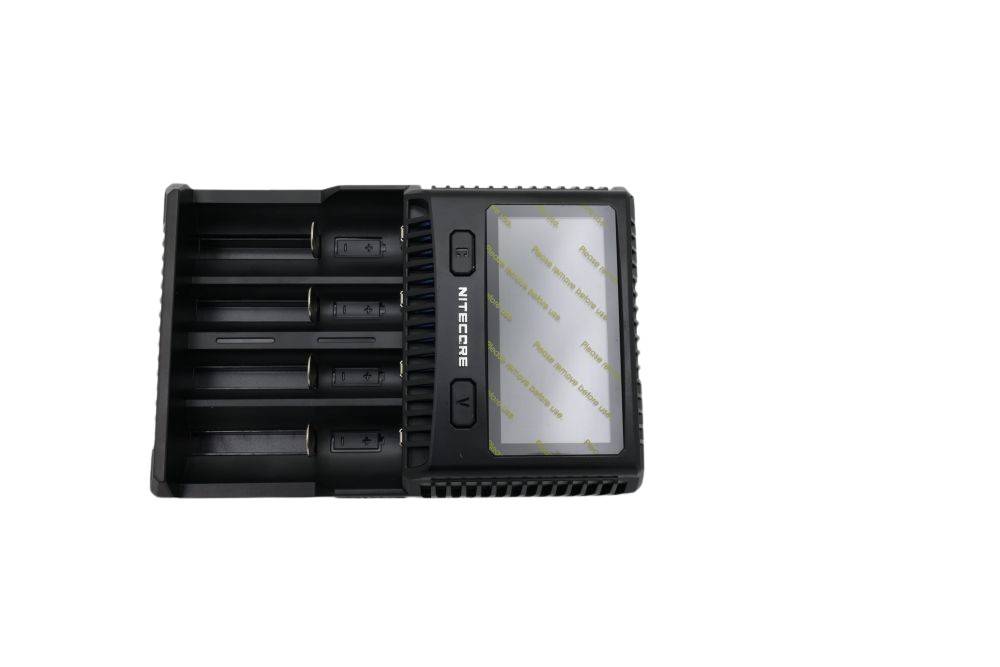 Nitecore NC-SC4 SC4 4-Schacht Profi-Lader f. Li-Ion, NiMH, NiCd Akkus