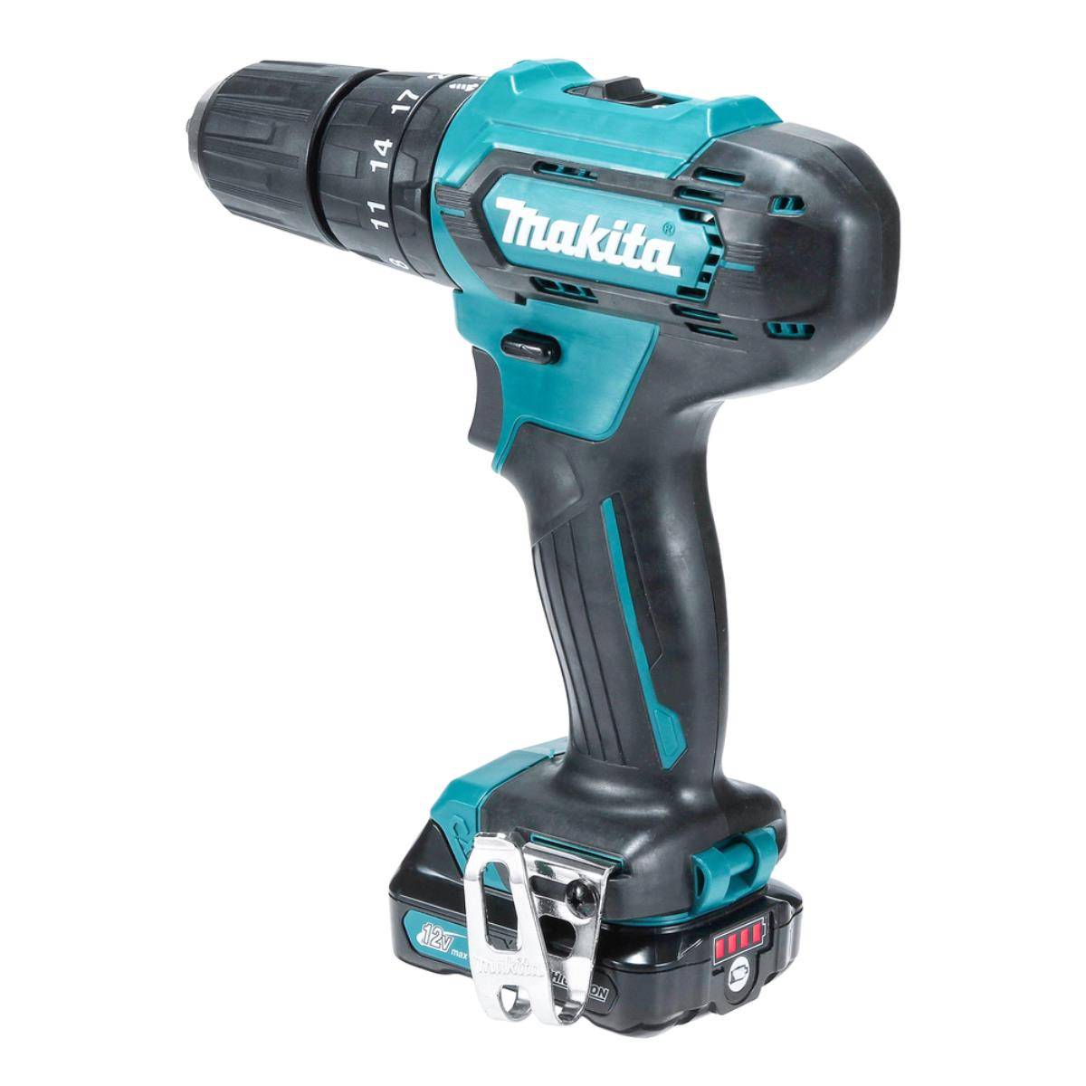 Makita Akku-Schlagbohrschrauber 12 V max • 30 Nm • 0 - 1.700 U/min
