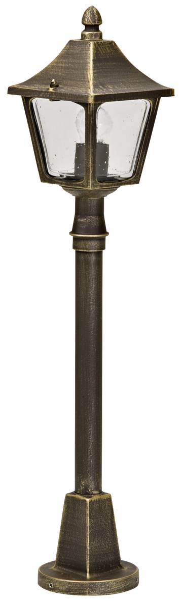 654128 Wegeleuchte E27 75W Braun-messing