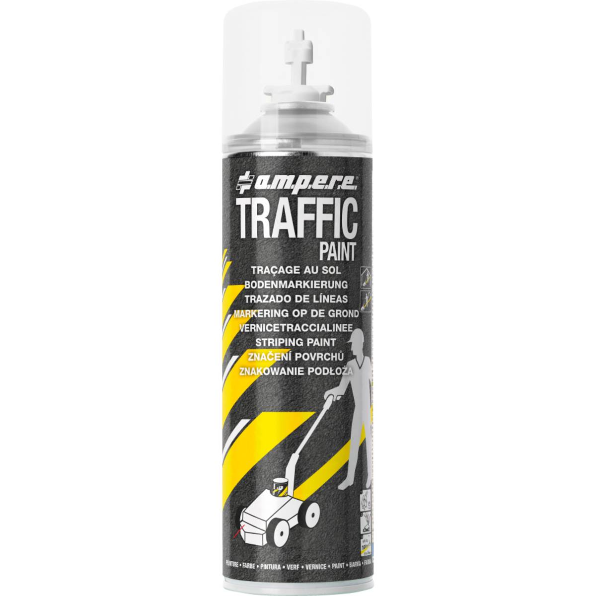 A.M.P.E.R.E. TRAFFIC Paint Markierungsfarbe,für SUPER-Striper,weiß,500ml