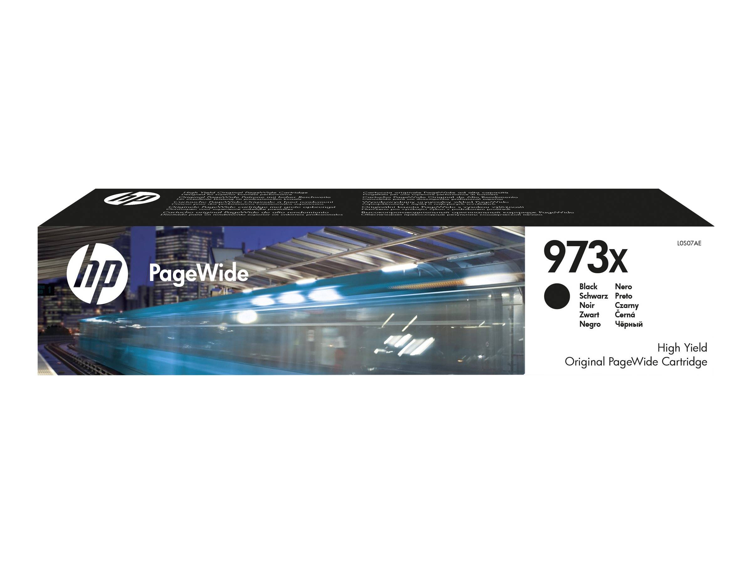 HP 973X - Hohe Ergiebigkeit - Schwarz - originalPageWide - Tintenpatrone - für