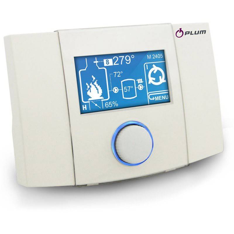 ecoKOM 260 Kaminregler Wassergeführt 100 Weiss