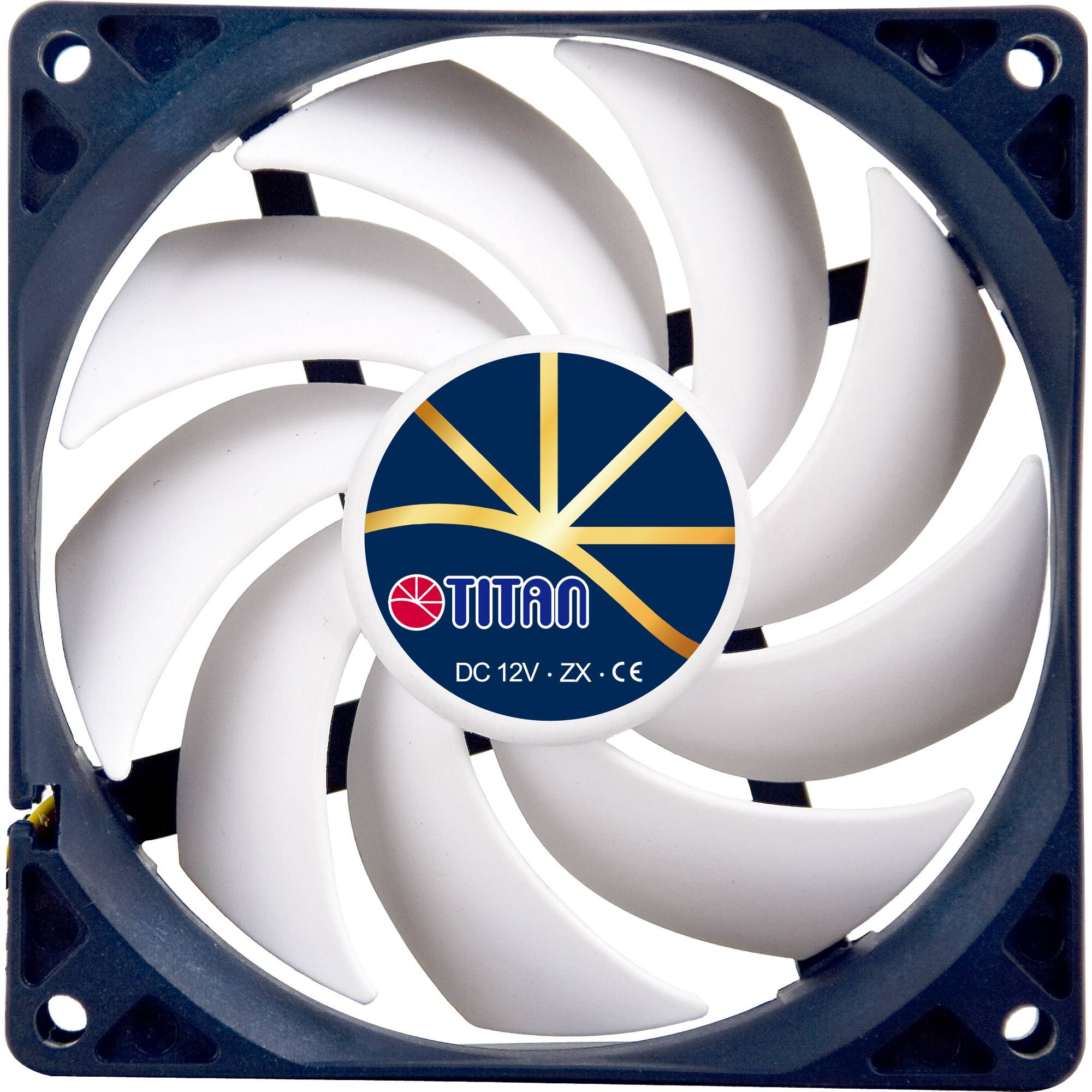 Titan TFD-9225H12ZP/KE(RB), Ventilator, 9,2 cm, 270 RPM, 2700 RPM, 23 dB, 47,56 cfm
