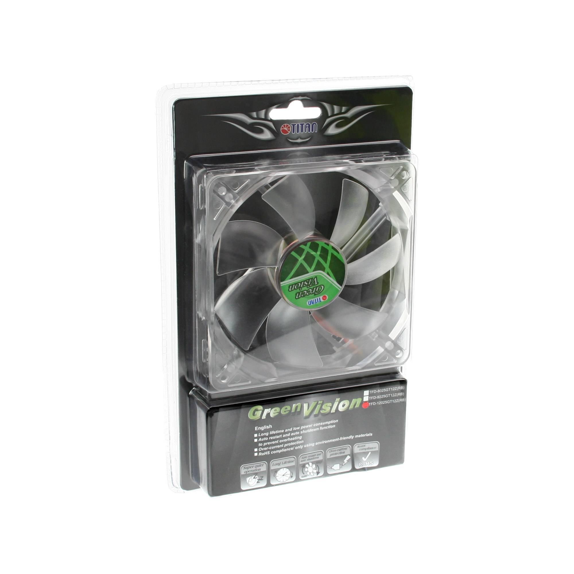 Titan Green Vision TFD-12025GT12Z(RB) - Gehäuselüfter