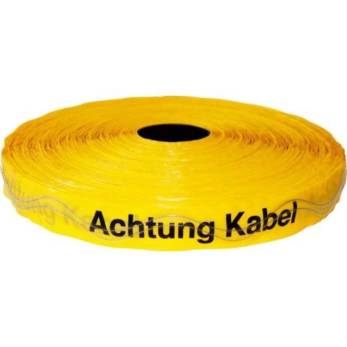 Ortungsband 250m Achtung Kabel gelb