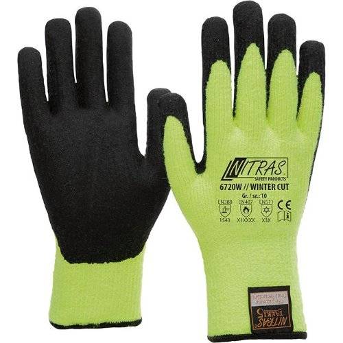 Winter-Schn.Schutzhandsch Taeki5,Latex-besch. Gr.10