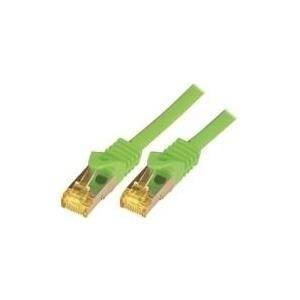 McabCat.7 Rohkabel S-FTP-PIMF-LSZH-2.00M-GR 10Gigabit Ethernet 600MHzCat.7 Rohkabel Patchkabel, 2xRJ45 Cat.6a Stecker