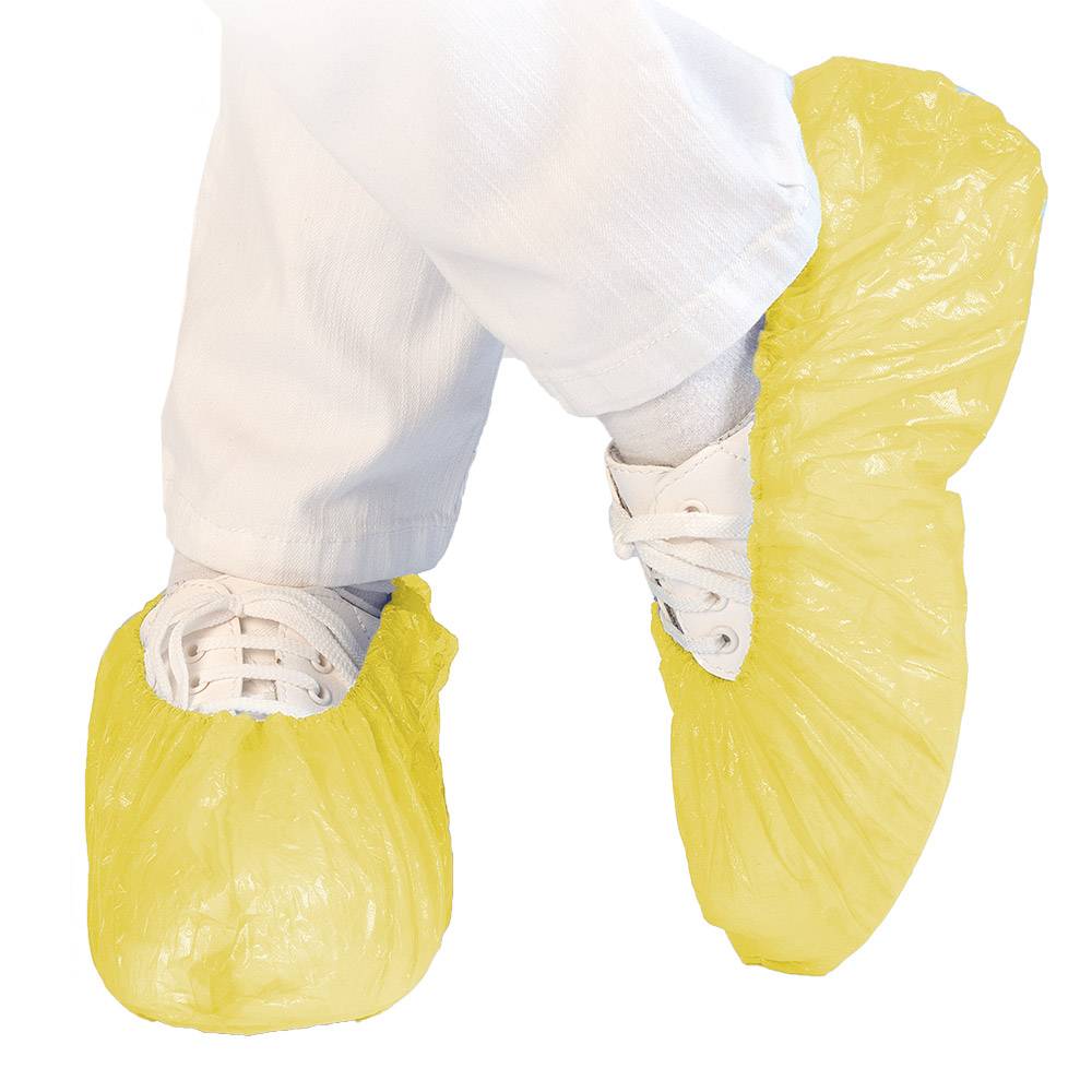 Überschuhe, CPE, gelb, L: 41cm, H: 15cm