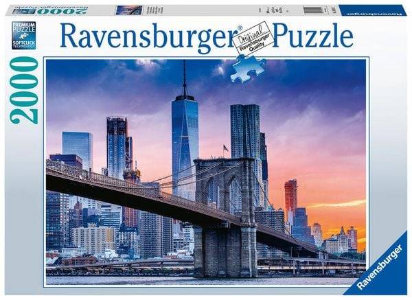 Puzzle Ravensburger Von Brooklyn nach Manhatten 2000 Teile