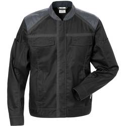 Fristads Damen Jacke 129529-996 Gr. 2XL schwarz/grau, 65% Poly/35% BW ca. 260