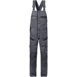 Fristads Latzhose 129486-896 Gr. C150 grau/schwarz, 65% Poly/35% BW ca. 260 g/m²