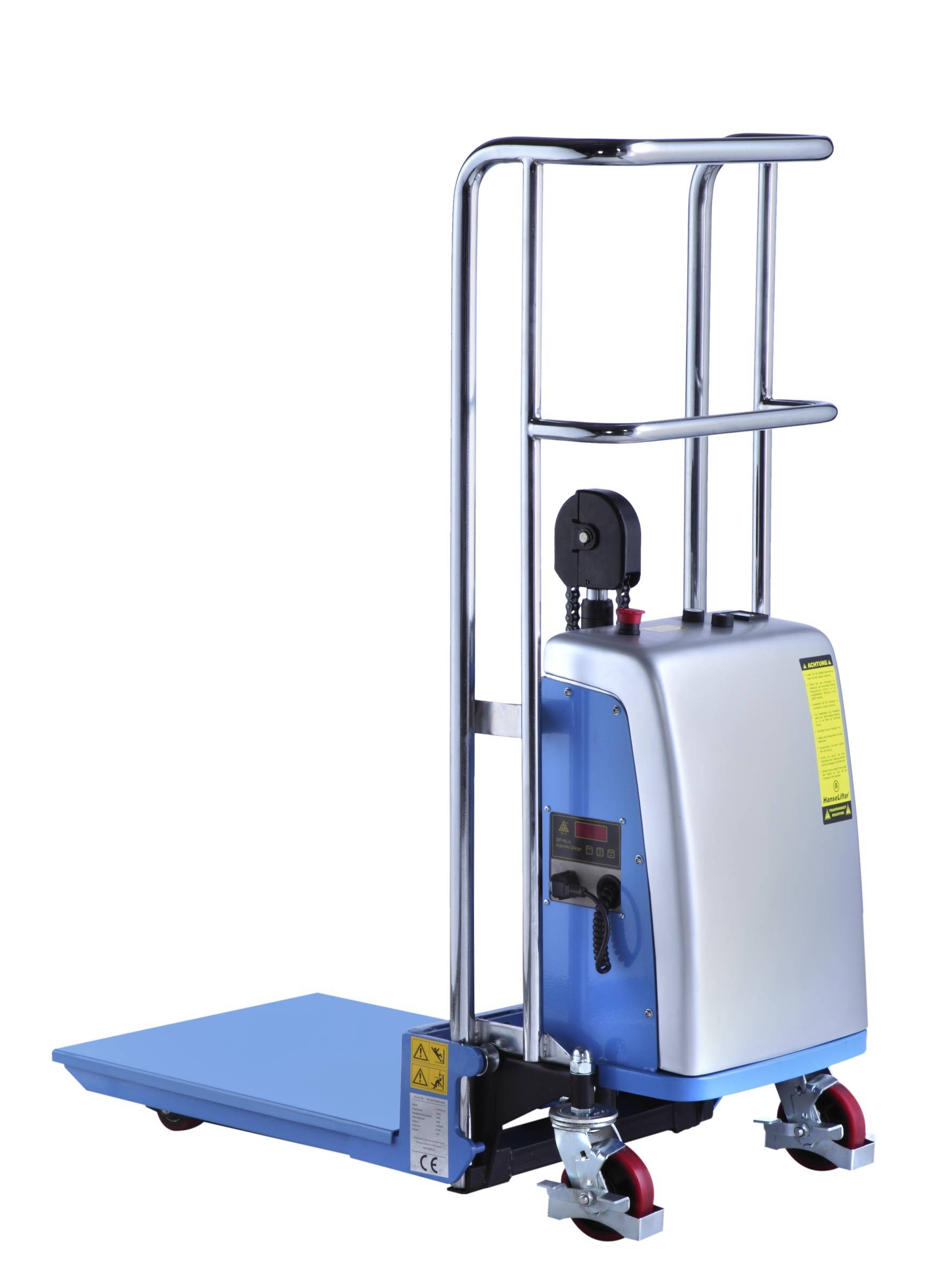 Hanselifter Plattformhochhubwagen elektrisch Tragkraft 400kg Hubhöhe 1200mm
