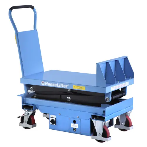 Hanselifter elektrischer Neigehubtischwagen E-NHT300 Hubhöhe 1000mm Tragkraft 300kg Hanselifter elektrischer Neigehubtischwagen E-NHT300 Hubhöhe 1000mm Tragkraft 300kg