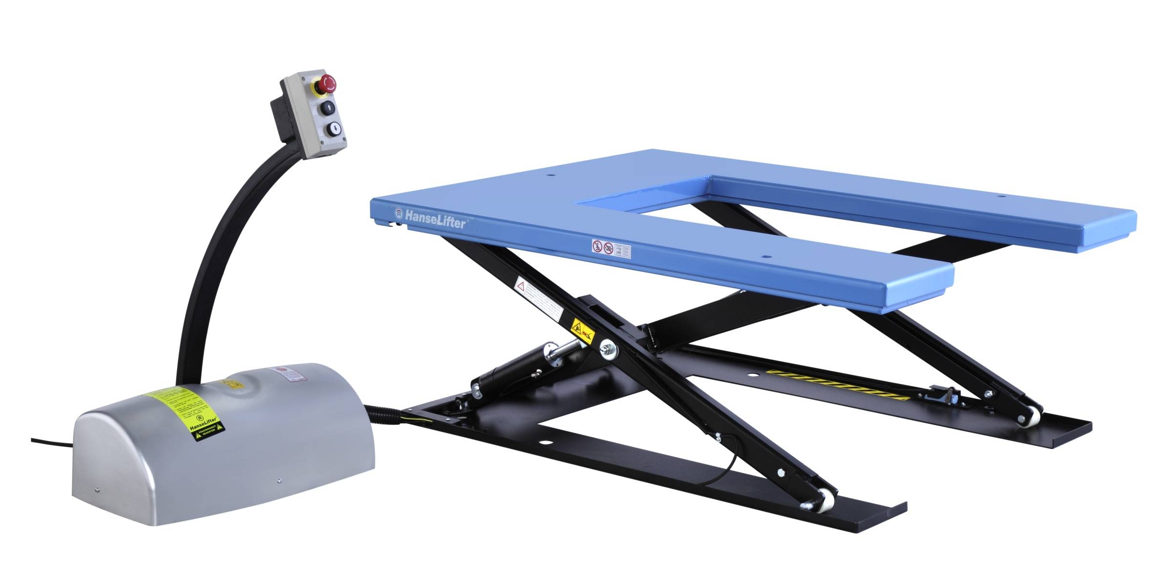 HanseLifter Hubtisch HTF-U mit U-Profil 380V Tragkraft 1000kg Hubhöhe 840mm