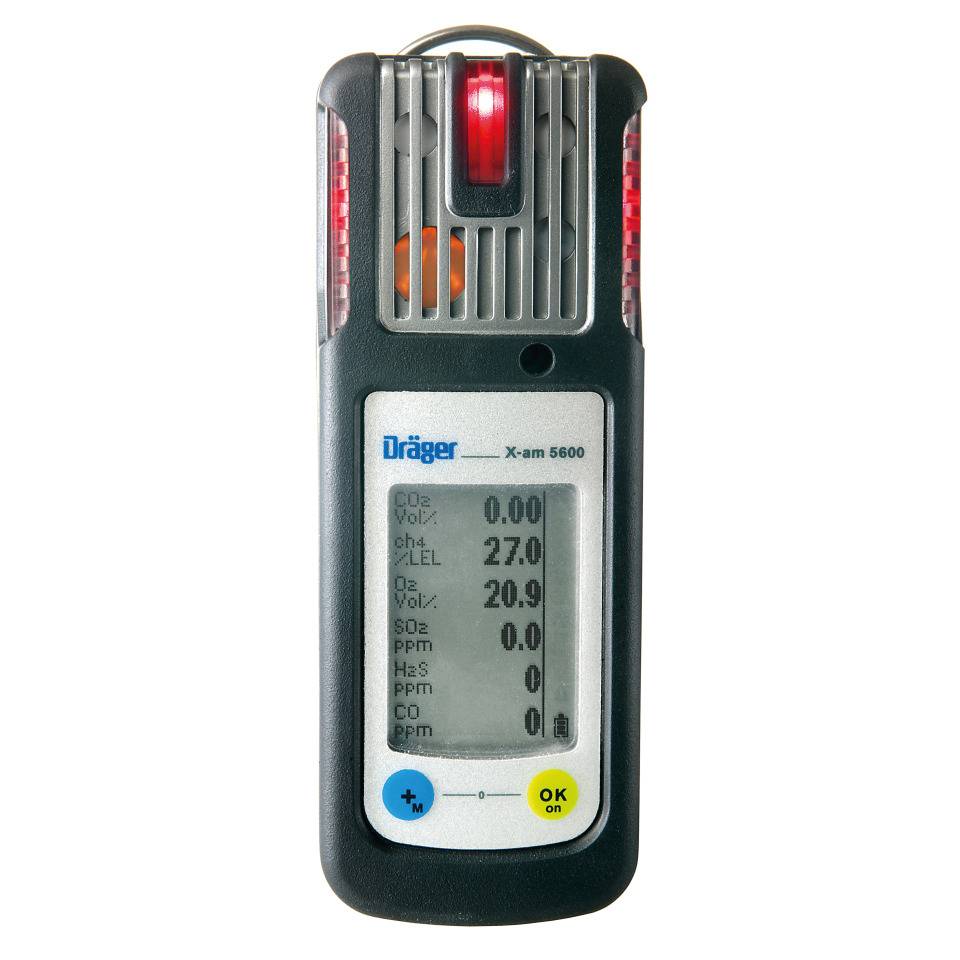 Dräger Mehrgasmessgerät X-am 5600, Abwasser-Set, schwarz, 561x319x228mm, 3, 69kg